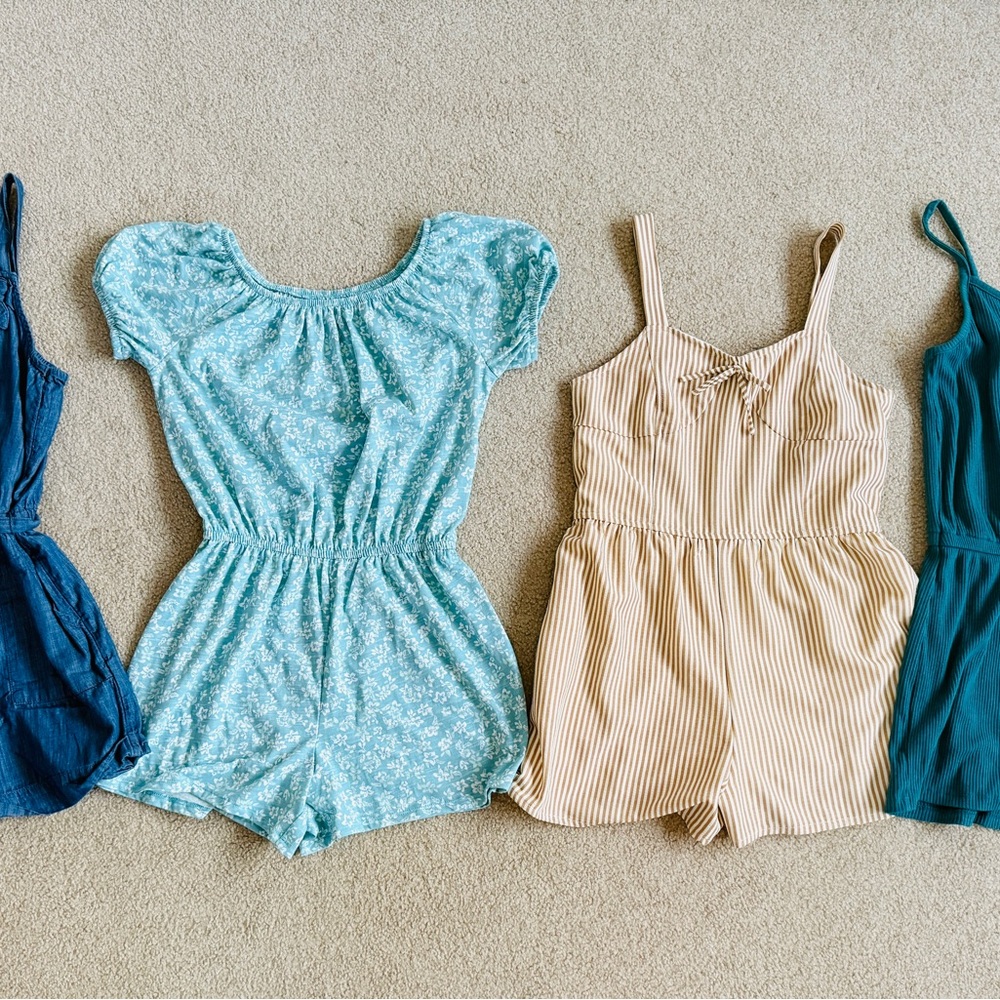 Girls Bundle of  Rompers ( Size 10/12)